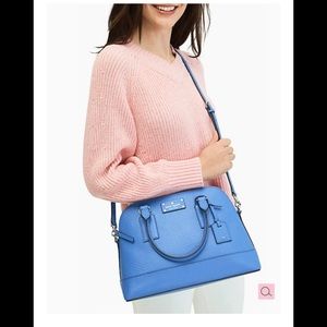 blue kate spade bag